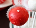 Valentinstags Cake Pops für TV Beitrag in Sat1
