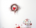 Romantische Valentinstag\'s Cupcakes für TV Beitrag in Sat1