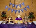 Geburtstagsparty Dessert Tisch, Cupcakes, Cake Pops, Kuchen en masse