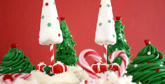 Weihnachts Winter Wunderland: Cupcakes